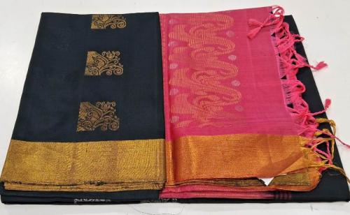 SOFT SILK SAREE WITH BLOUSE